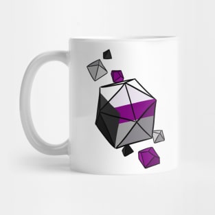 Demi Pride Flag Dice Mug